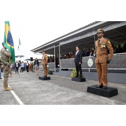 O novo comandante da Polícia Militar do Paraná é o Coronel Sérgio Almir Teixeira